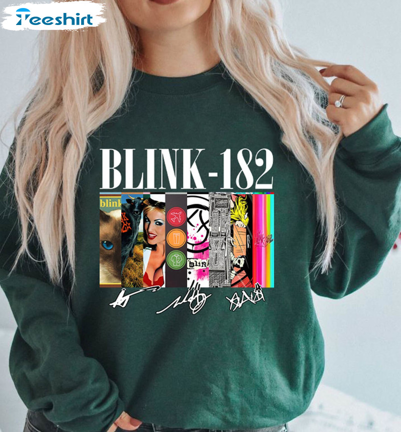 Retro 90s Blink 182 Rock Shirt, Gift For Fan Tee Tops Hoodie
