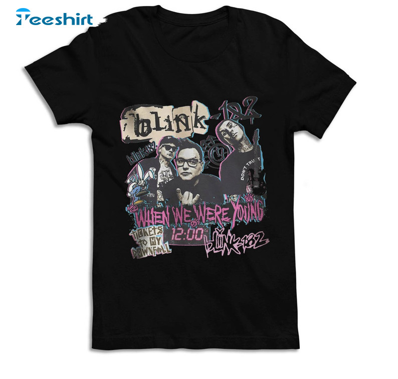 Blink 182 Music Unisex Shirt, Tour 2023 Hoodie Tee Tops