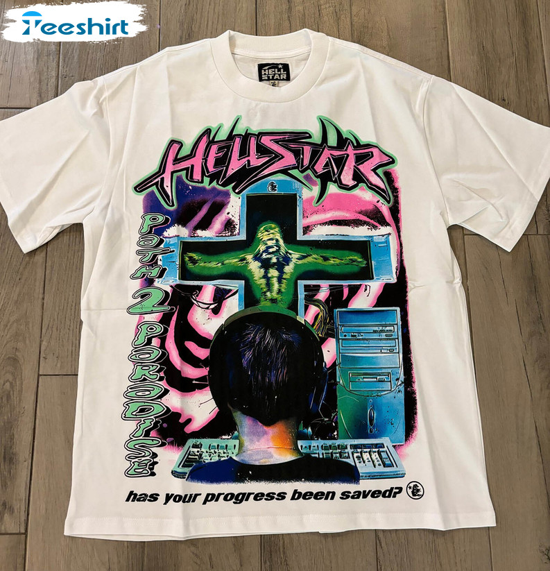 Creative Hellstar Frankenkid Shirt, New Trend Long Sleeve Tee Tops