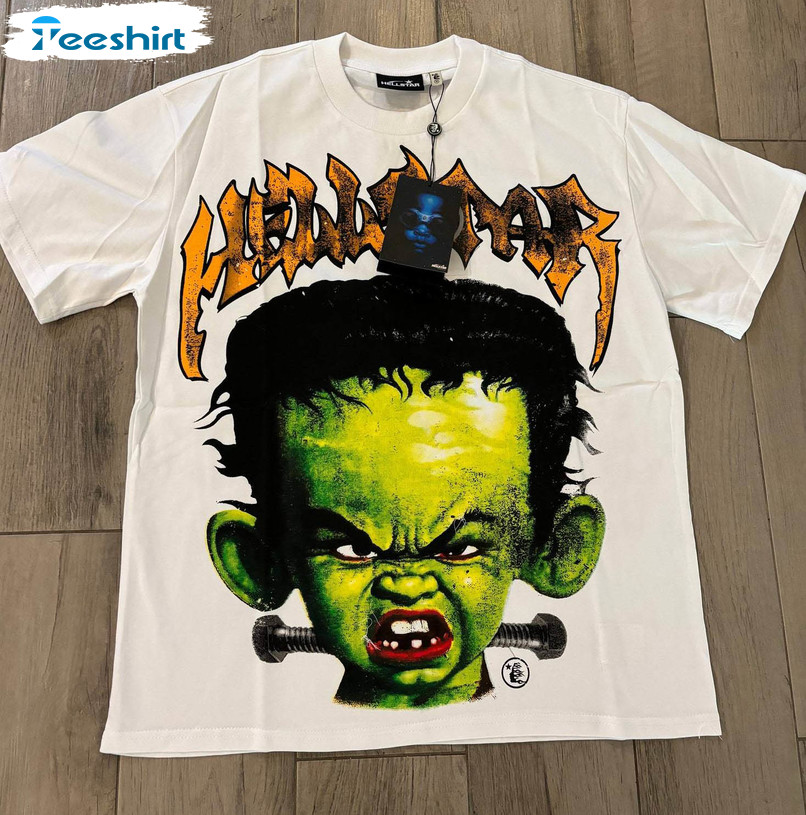 Hellstar Frankenkid Shirt, Trendy Crewneck Sweatshirt Hoodie