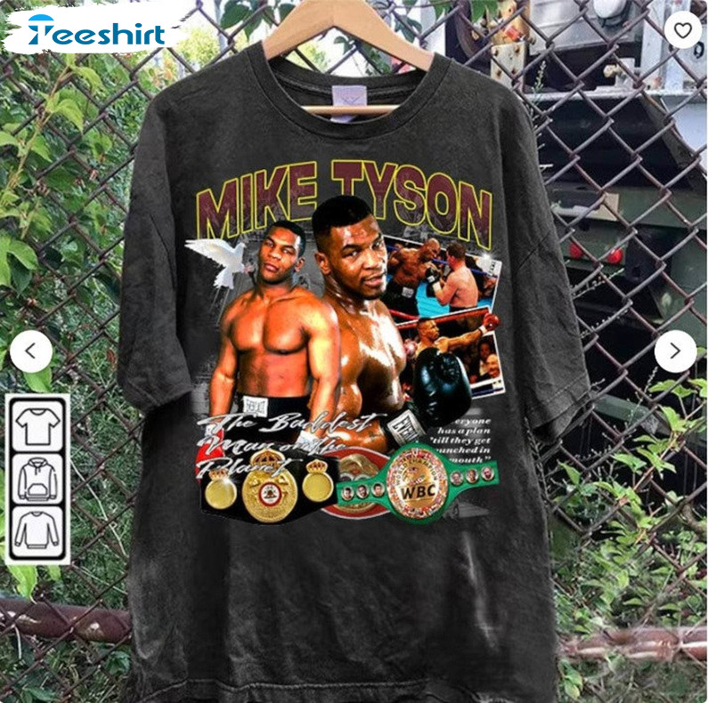 Creative Mike Tyson Shirt, American Style Sweatshirt Tank Top