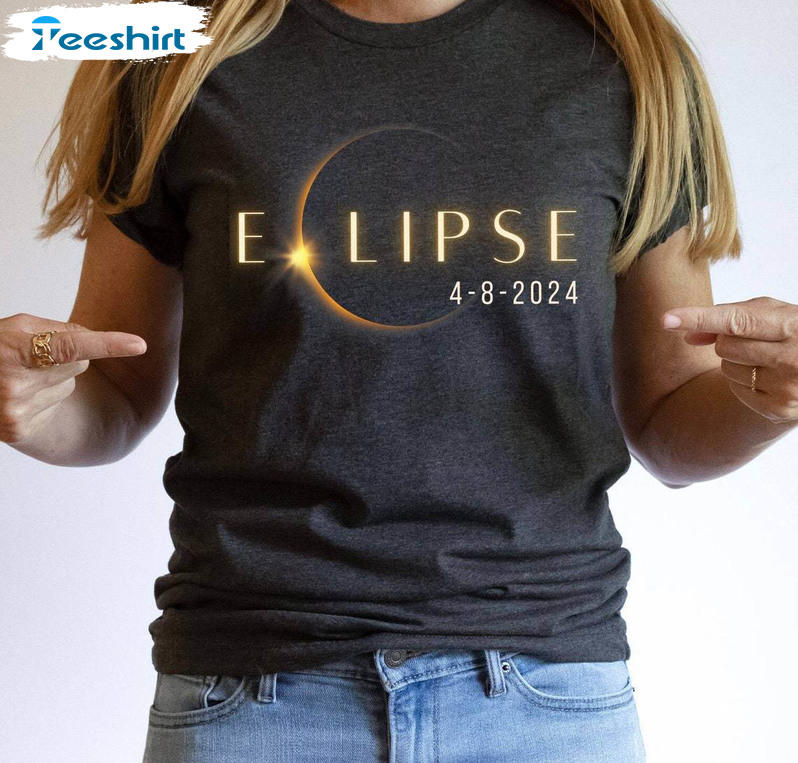 Total Solar Eclipse Twice In A Lifetime 2024 Shirt, Astronomy Lover Sweater Tank Top