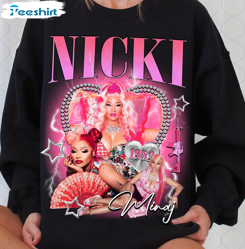Vintage Rapper Nicki Minaj Shirt, Pink Friday 2 Hoodie Tank Top