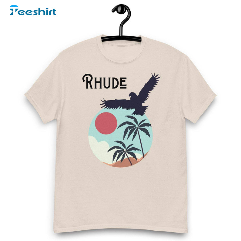 Rhude Vibes Stylish Shirt, New Cotton Crewneck Sweatshirt Hoodie