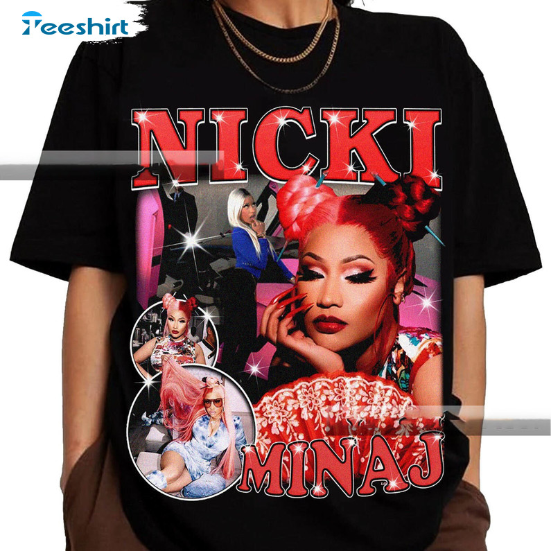 Creative Nicki Minaj Shirt, Nicki Minaj Fan Short Sleeve Tee Tops