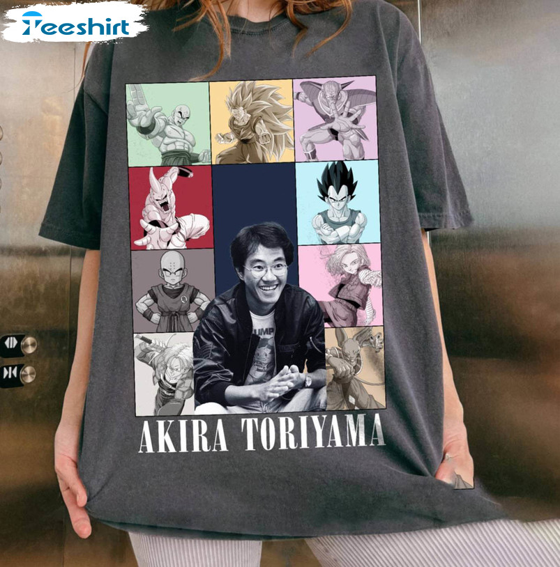 Akira Toriyama The Eras Tour Comfort Shirt, Akira Toriyama 1955 To 2024 Long Sleeve Sweater