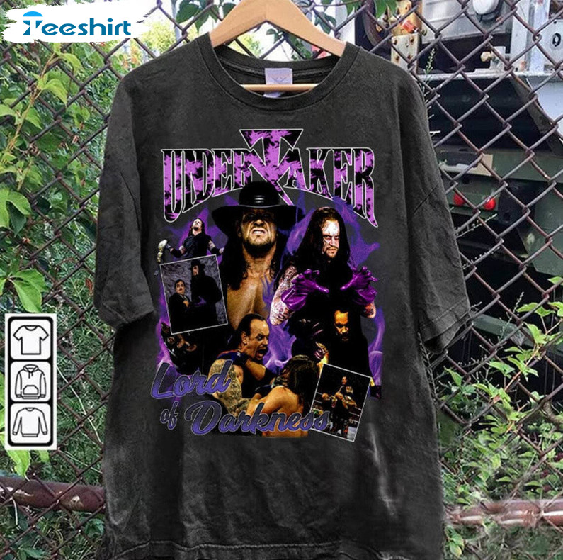 Vintage Graphic The Undertaker Crewneck Sweatshirt Long Sleeve