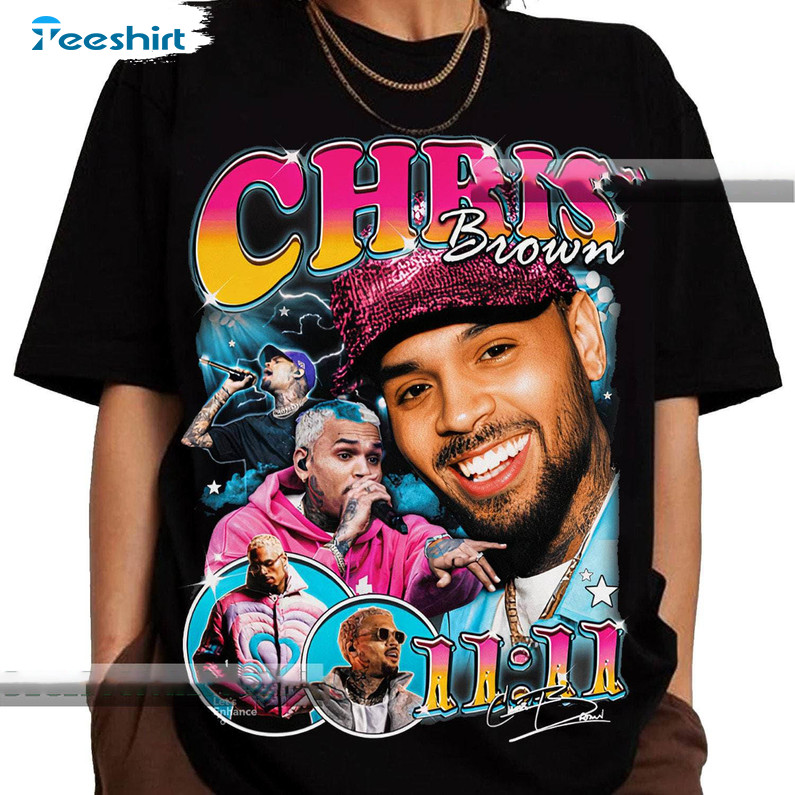 Vintage Chris Brown Shirt, Chris Brown Hip Hop Unisex Hoodie Tee Tops