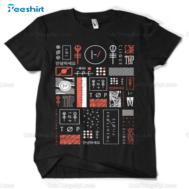 Twenty One Pilots Shirt, 21 Pilot Band Tee Tops T-shirt