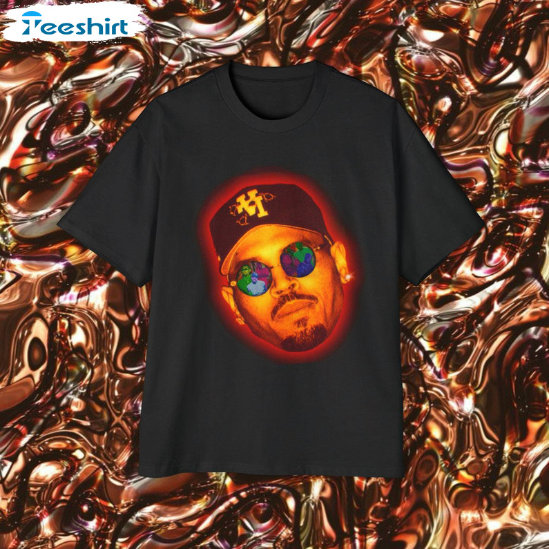 Chris Brown Bighead Shirt, Funny Chris Brown Breezy Tee Tops T-shirt