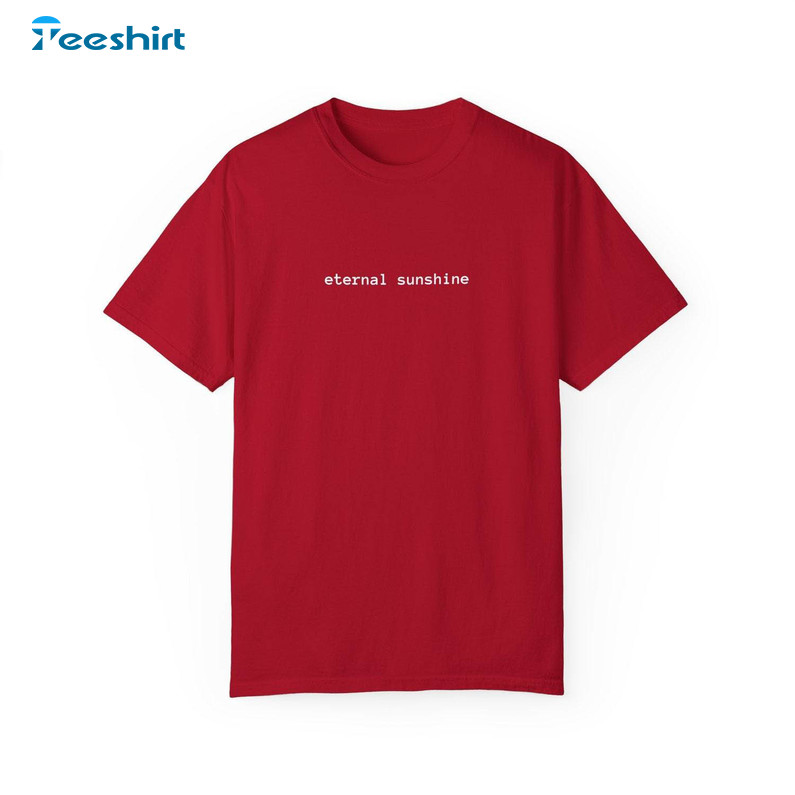 Eternal Sunshine Shirt , Vintage Music Trendy Short Sleeve Crewneck Sweatshirt