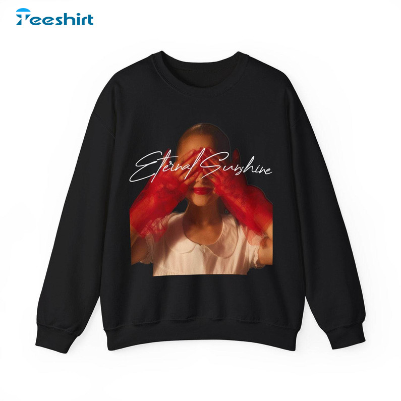 Eternal Sunshine Ariana Grande Retro Short Sleeve Crewneck Sweatshirt