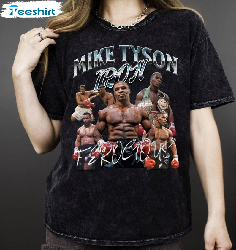 Iron Mike Tyson Shirt, Retro Rap Sweater T-shirt