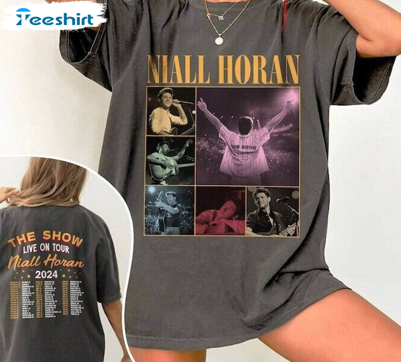 Niall Horan The Show Album 2024 Shirt, Vintage 1d Niall Horan Long Sleeve Hoodie