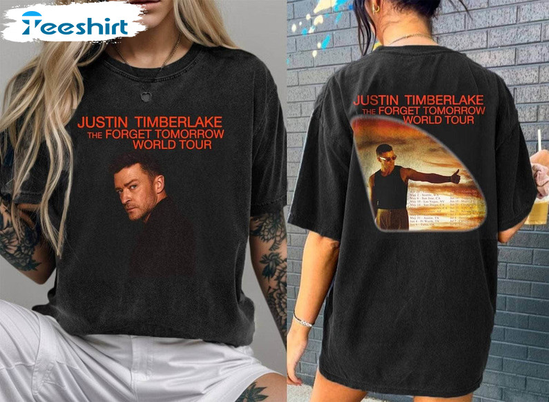 Forget Tomorrow World Tour Trendy Shirt, Justin Timberlake Sweater T-shirt