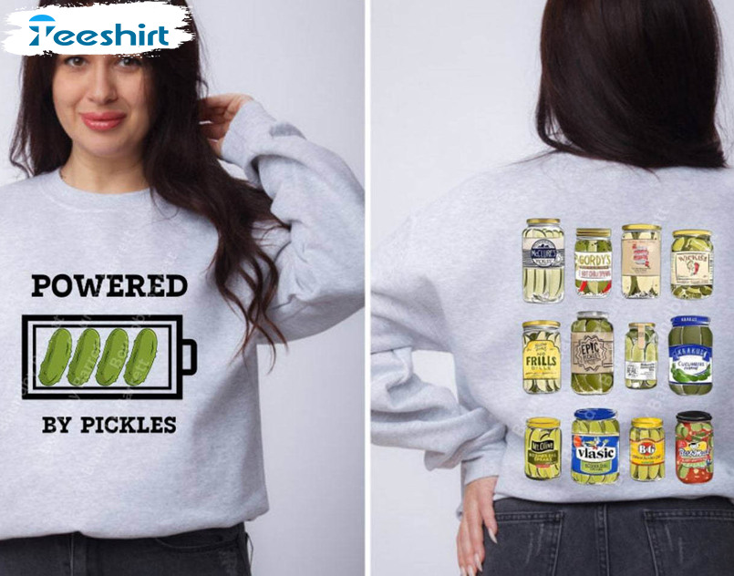 Canned Pickle Shirt, Bundle Pickle Lover Long Sleeve Sweater