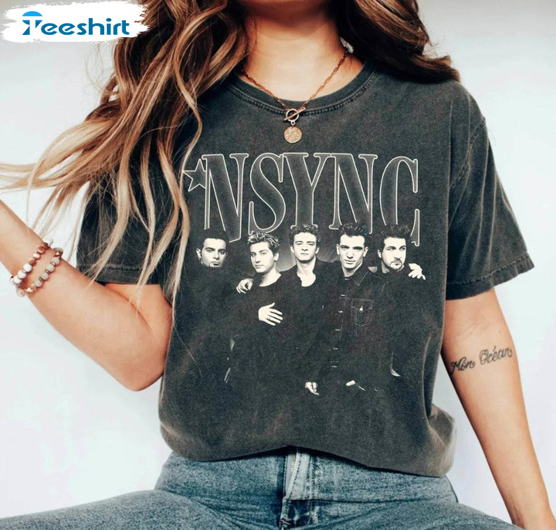 Country Music Nsync Shirt, Nsync 2024 Tour Long Sleeve Tee Tops