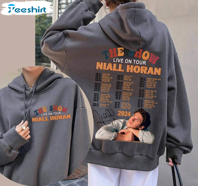 Niall Horan Shirt, The Show Album Track List Long Sleeve Hoodie