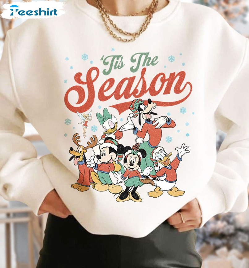 Tis The Season Christmas Sweatshirt - Mickey And Friend Unisex T-shirt Sweater