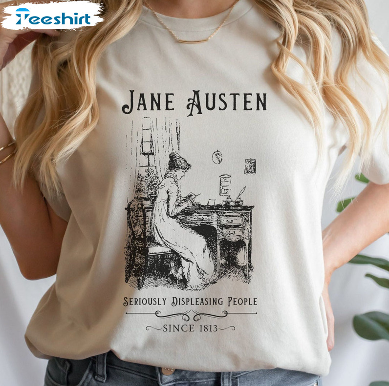 Jane Austen Apparel Seriously Shirt, Austen Literary Vintage Unisex Shirt