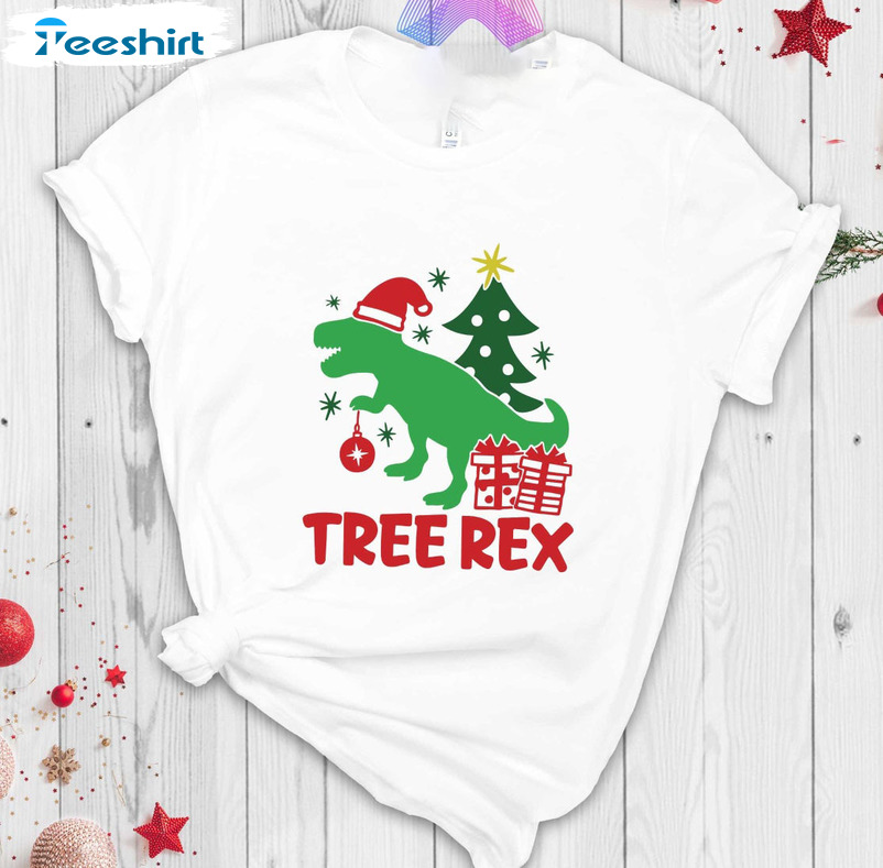 Tree Rex Shirt Dinosaur Christmas Toddler Pajamas Family Christmas