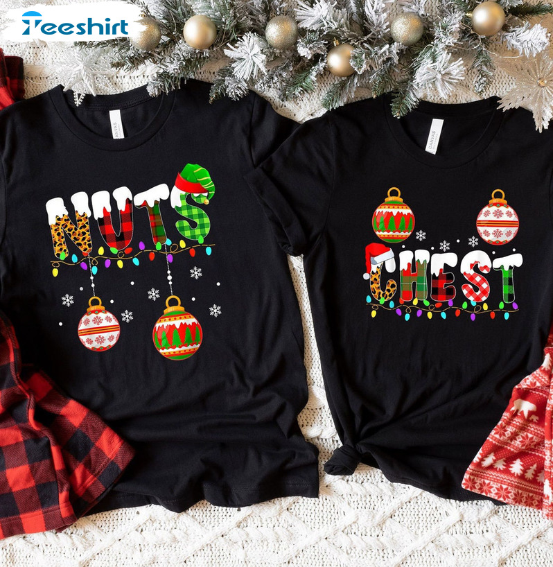 Chest Nuts Couples Christmas Shirt