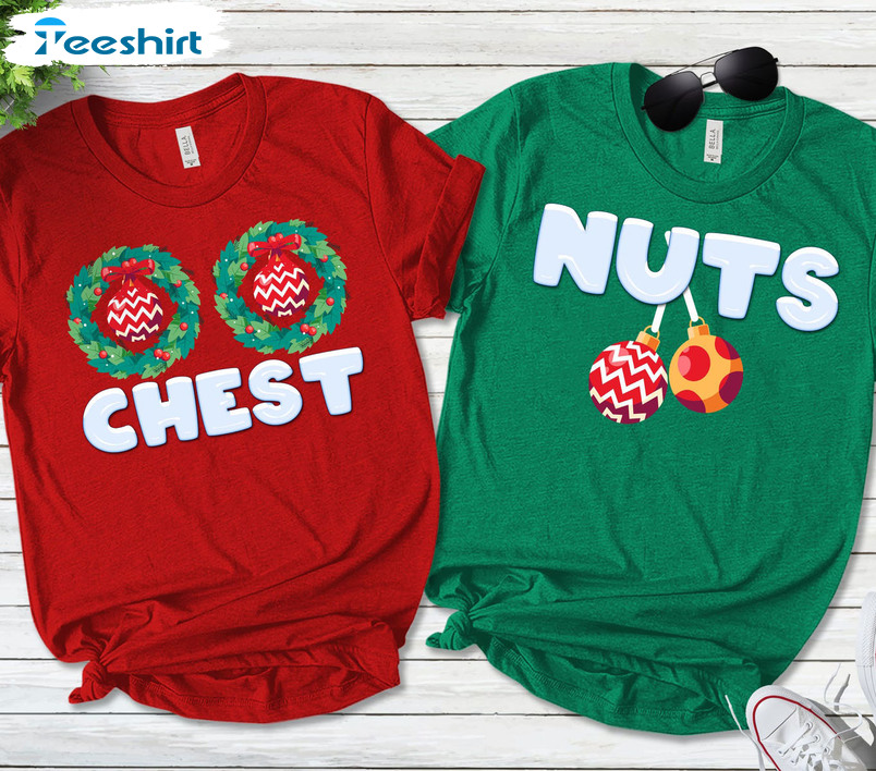 Chesnuts Couples Christmas Shirt - Funny Matching Sweatshirt For Couple