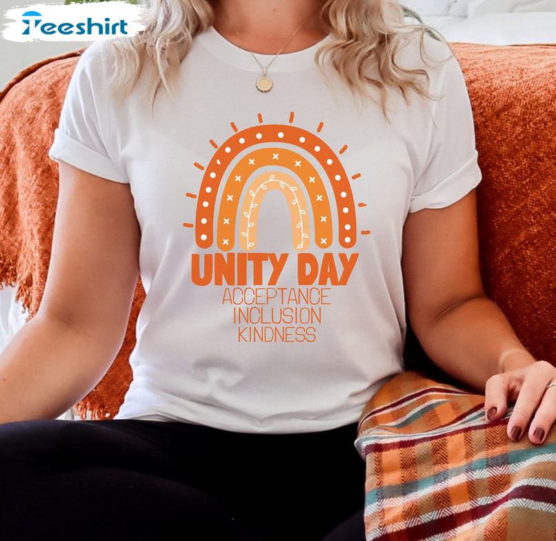 Unity Day Acceptance Inclusion Kindness Shirt - Unity Day Trendy Unisex T-shirt