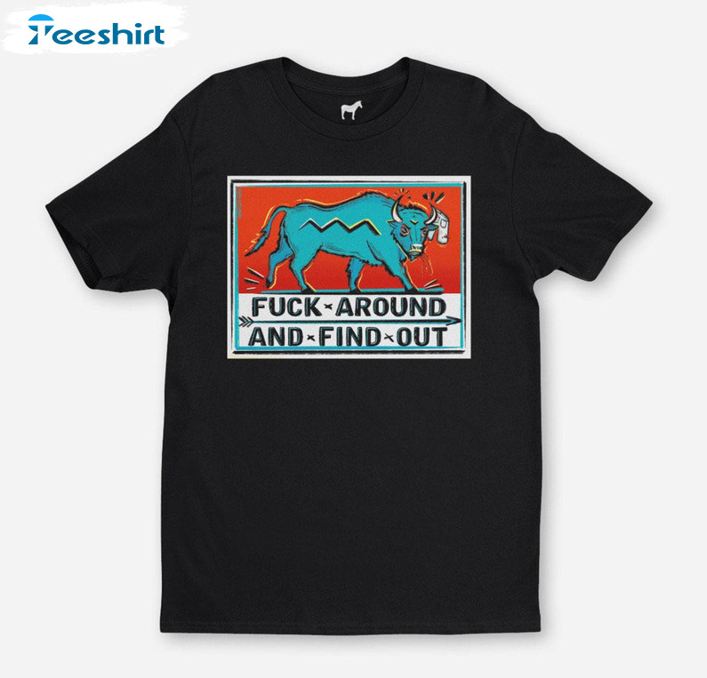 Fuck Around And Find Out Shirt, Trendy Short Sleeve Long Sleeve