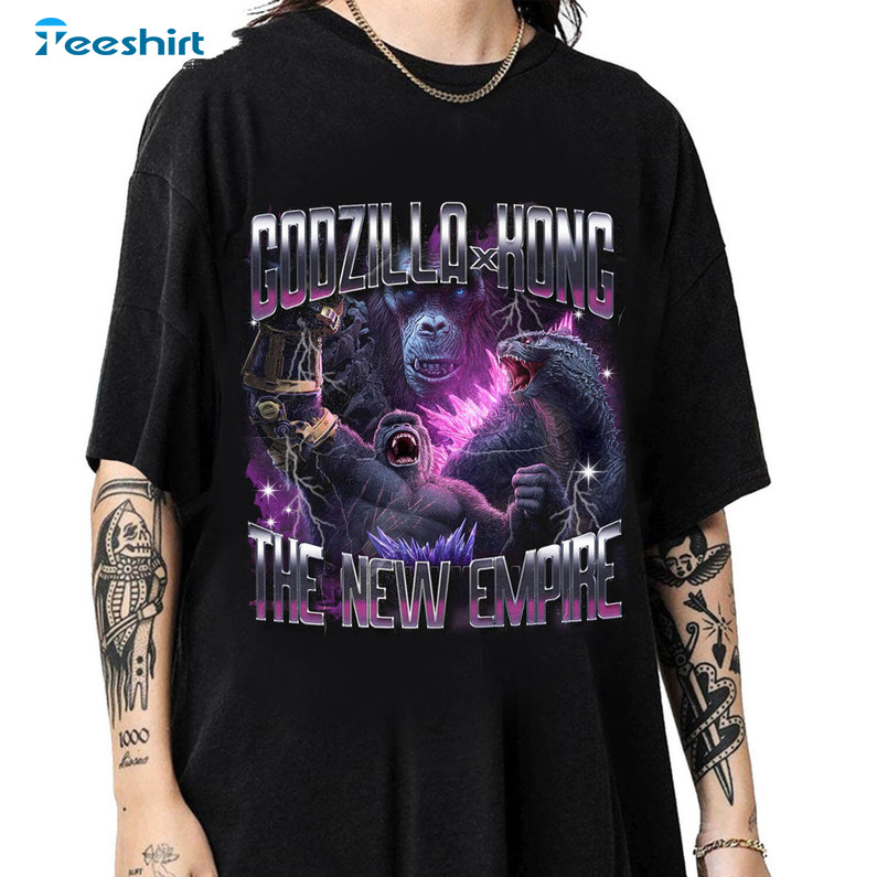 Godzilla X Kong The New Empire 2024 Shirt, Godzilla Movie Tee Tops Sweater