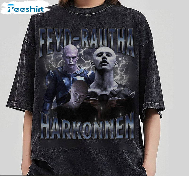 Feyd Rautha Austin Butler Shirt, Rautha Harkonnen Unisex Hoodie Short Sleeve