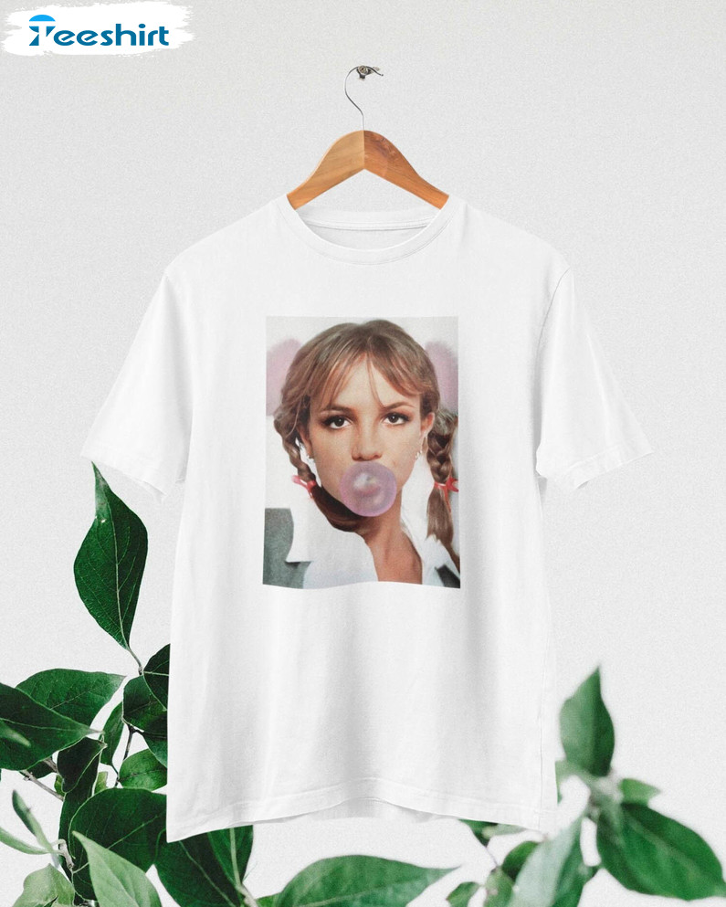 Britney Spears Photo Shirt, Britney Spears Short Sleeve Tee Tops