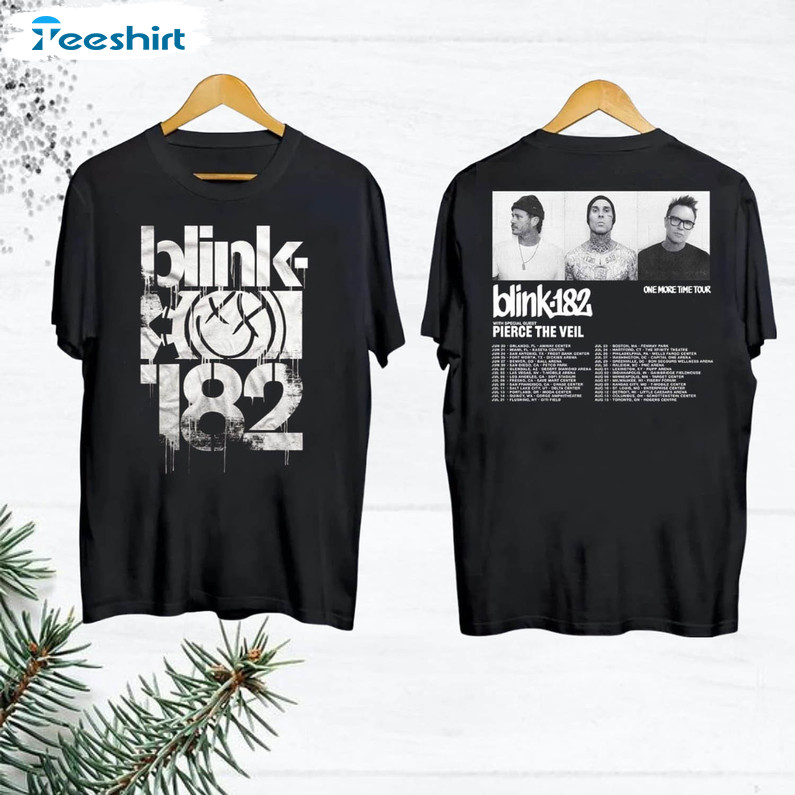 Vintage Blink 182 Shirt, One More Time 2024 Tour Long Sleeve Sweater