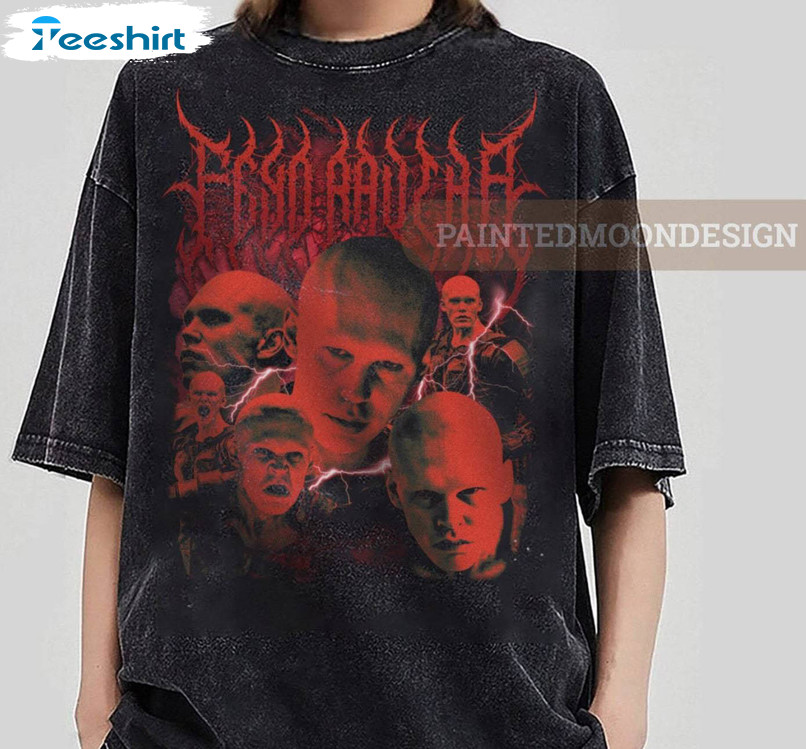 Metal Dune Part 2 Shirt, Feyd Rautha Harkonnen Austin Butler Crewneck Sweatshirt Long Sleeve