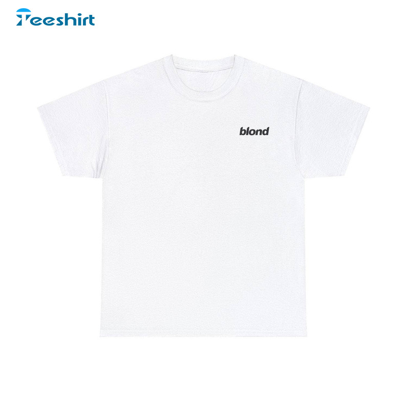 Frank Ocean Blond Shirt, Vintage Design Short Sleeve Crewneck Sweatshirt