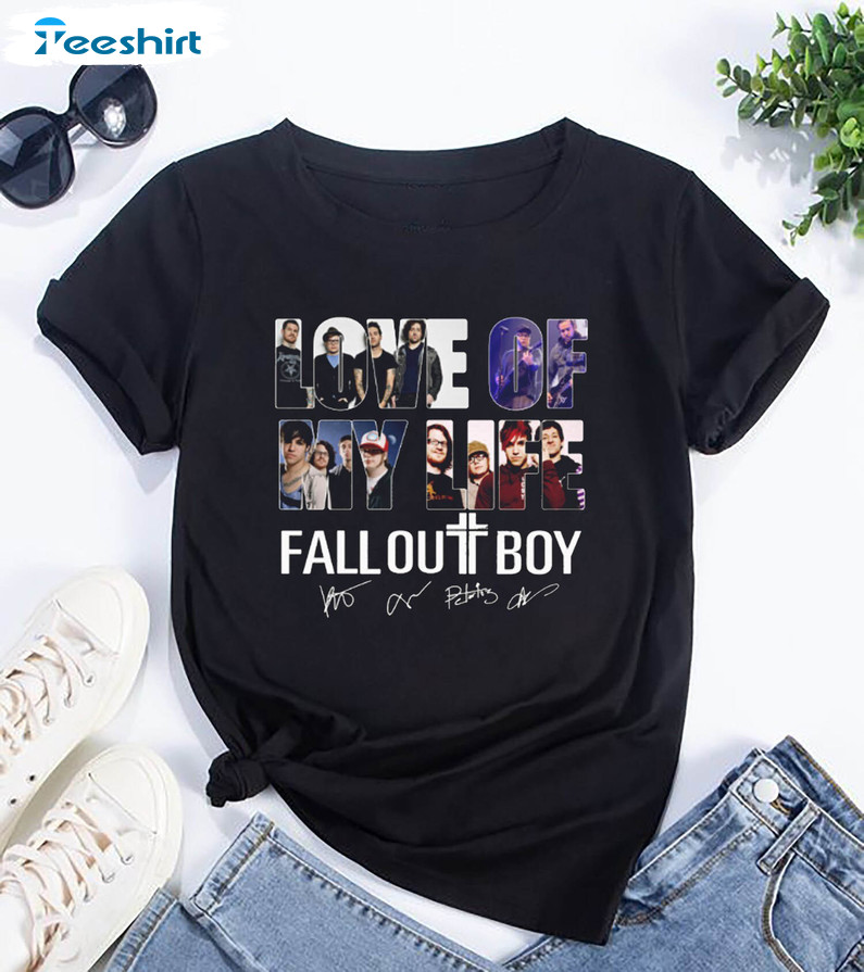 Fall Out Boy Signature Shirt, So Much For 2our Dust Crewneck Sweatshirt Long Sleeve