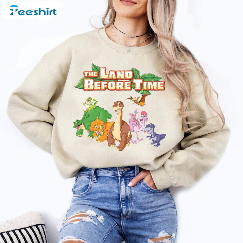 Funny Land Before Time Pastel Shirt, Dinosaur Friends Hoodie T-shirt