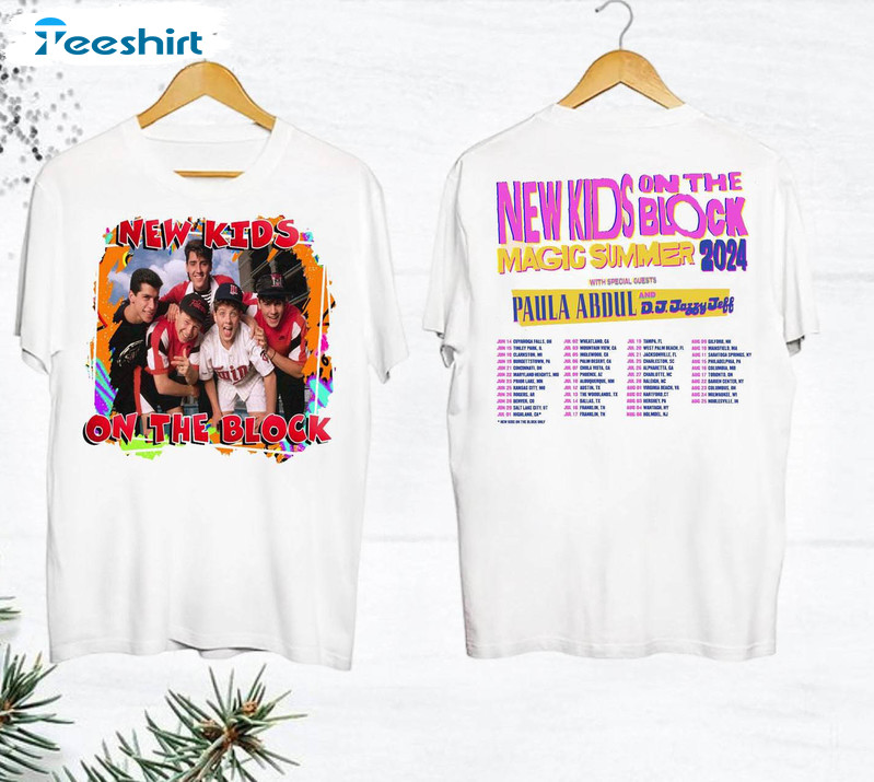 Nkotb The Magic Summer Tour 2024 Shirt, Mixtape Tour Long Sleeve Sweater