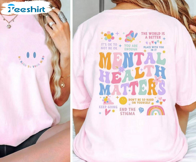 Mental Health Matters Shirt, Strawberry Jams But My Glock Don't Long Sleeve T-shirt