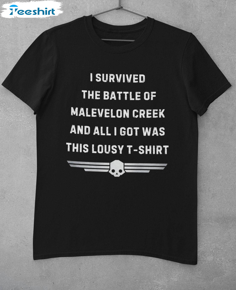 Helldivers 2 Trendy Shirt, Helldivers 2 Malevelon Creek Sweater T-shirt