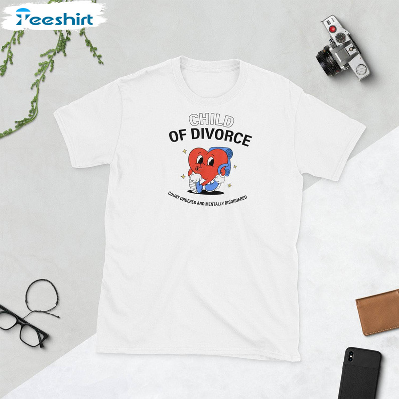 Child Of Divorce Shirt, Tee Tops Long Sleeve T-shirt