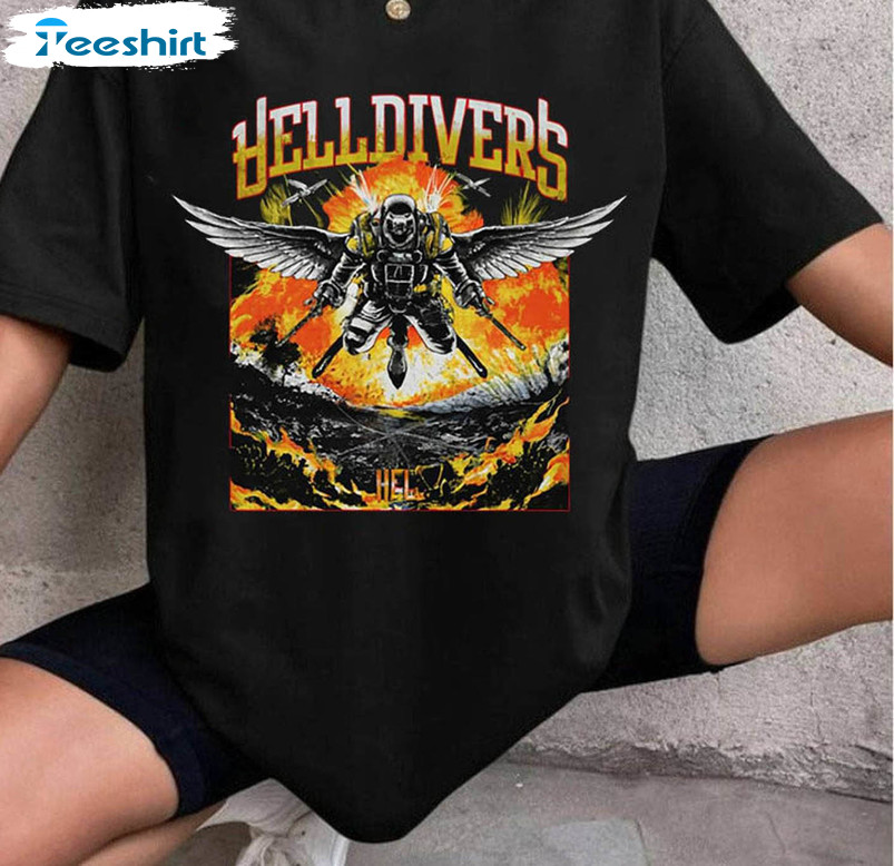 Helldivers 2 Shirt, Video Games Cringy Sweater T-shirt