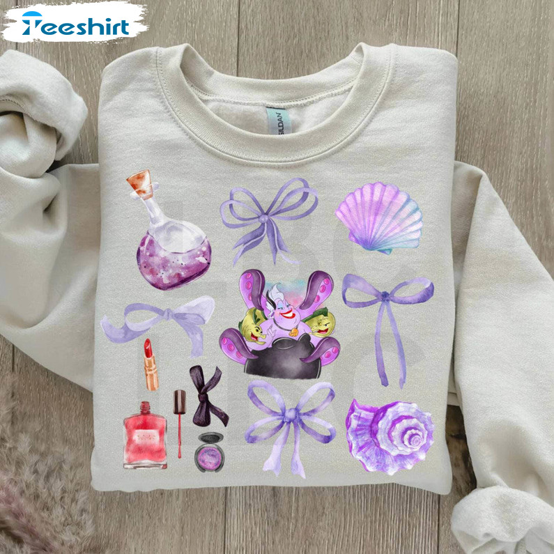 Mermaid Villain Shirt, Princess Coquette Crewneck Sweatshirt Tank Top