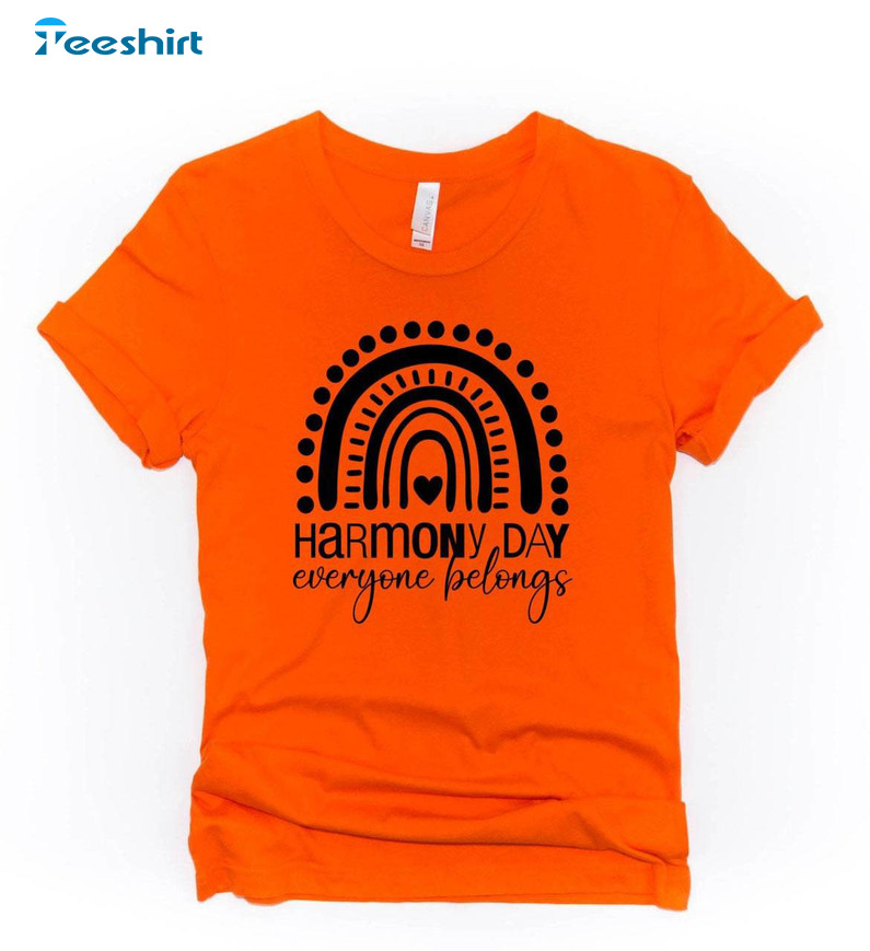 Harmony Day Shirt, Design Everyone Belongs Harmony Week Unisex T Shirt Tank Top