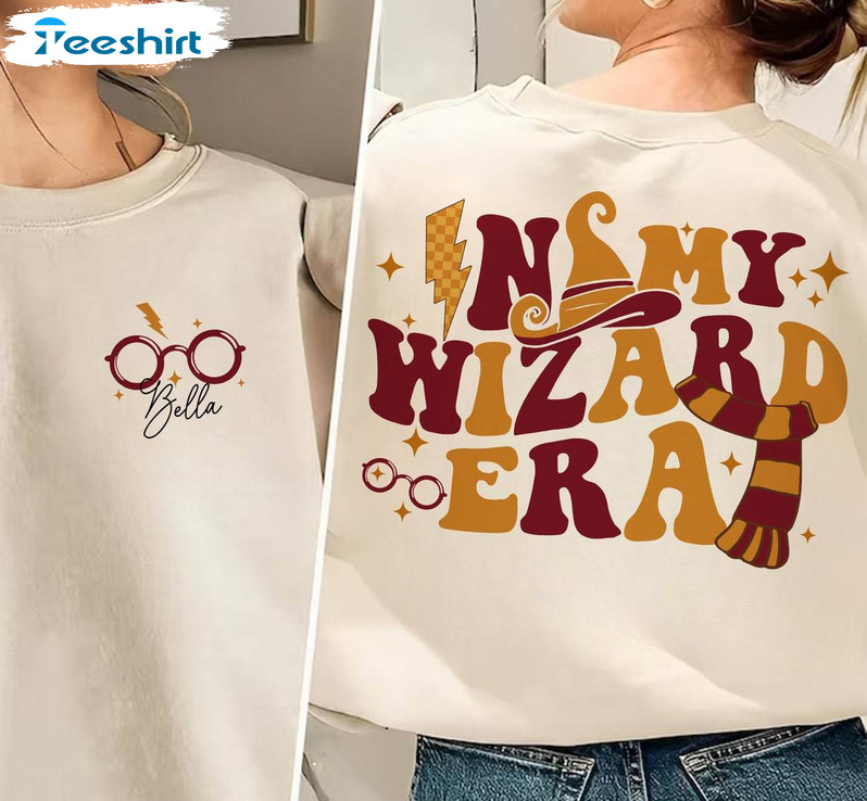 In My Wizard Era Shirt, Wizard School Unisex Hoodie Long Sleeve