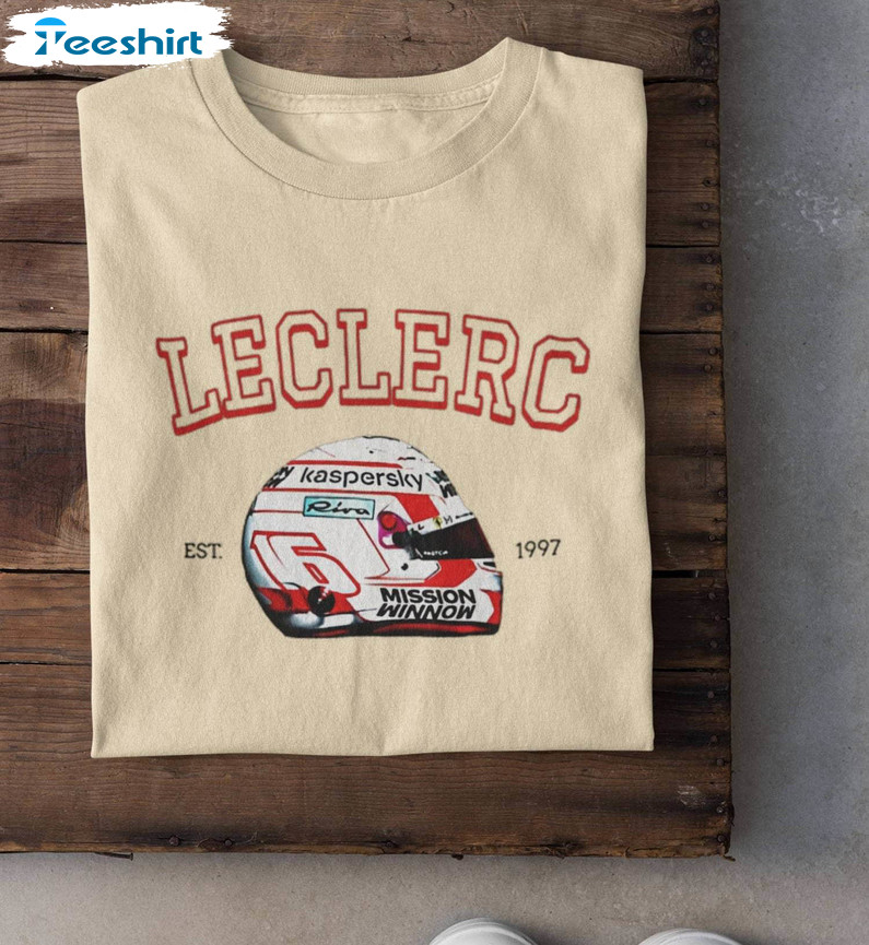 Awesome Charles Leclerc Shirt, Must Have Racing Driver Sweatshirt Short Sleeve