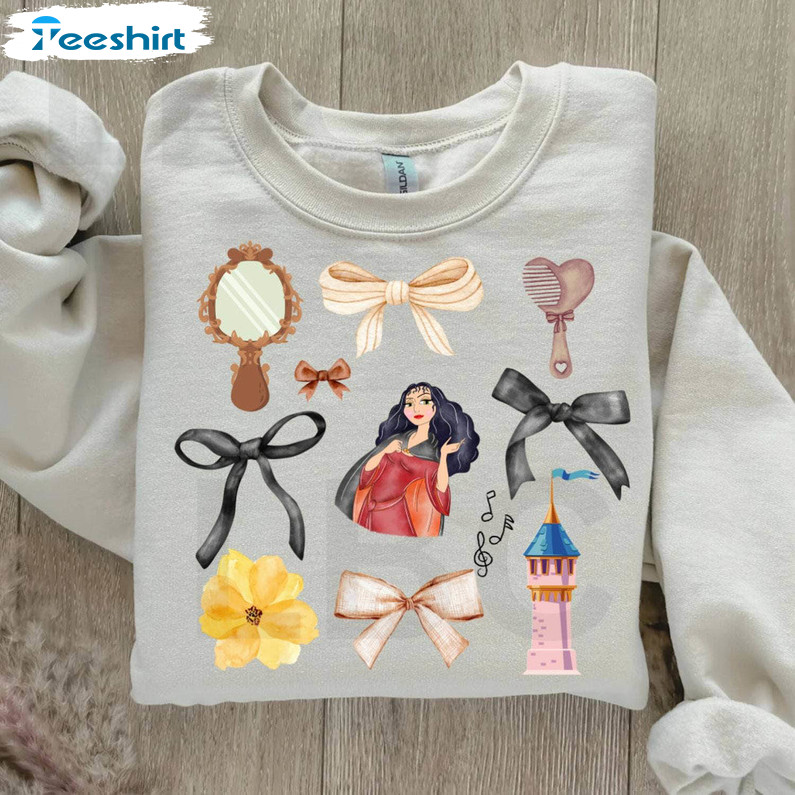 Princess Coquette Shirt, Long Hair Princess Short Sleeve Long Sleeve