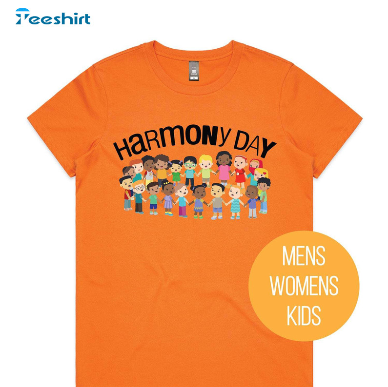 Orange Harmony Shirt, Harmony Day Creative Tee Tops Tank Top