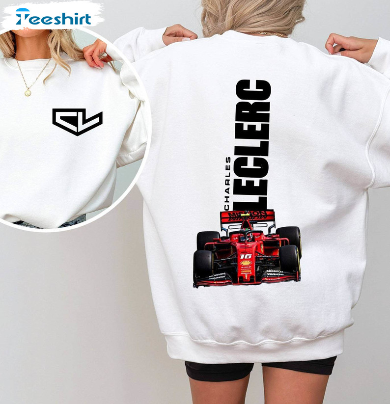 Creative Formula One Sweatshirt, Unique Charles Leclerc Shirt Long Sleeve