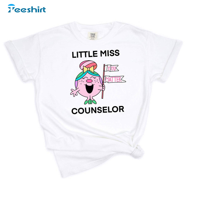 Little Miss Counselor Teacher Cute Long Sleeve Sweater